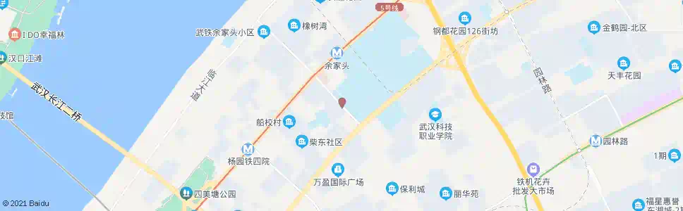 武汉铁机路余家头小学_公交站地图_武汉公交_妙搜公交查询2024