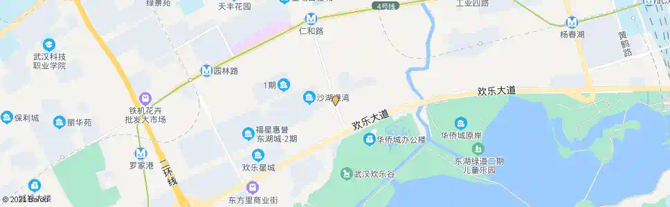 武汉仁和路欢乐大道口_公交站地图_武汉公交_妙搜公交查询2024