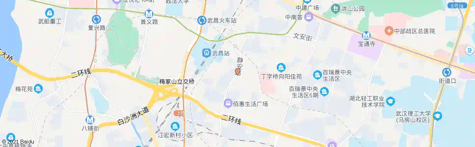 武汉静安路城市公园_公交站地图_武汉公交_妙搜公交查询2024