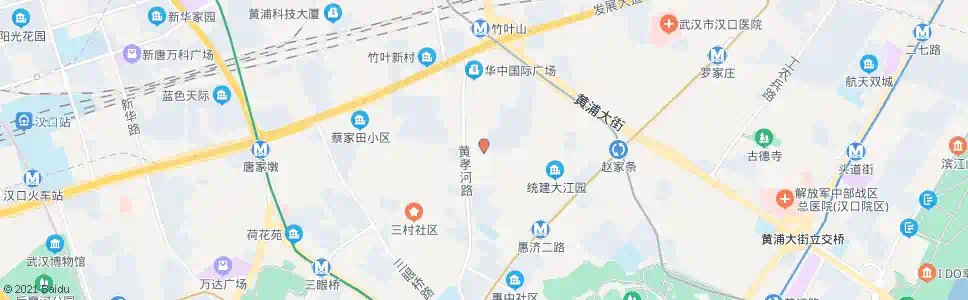 武汉江大路花桥二村_公交站地图_武汉公交_妙搜公交查询2024