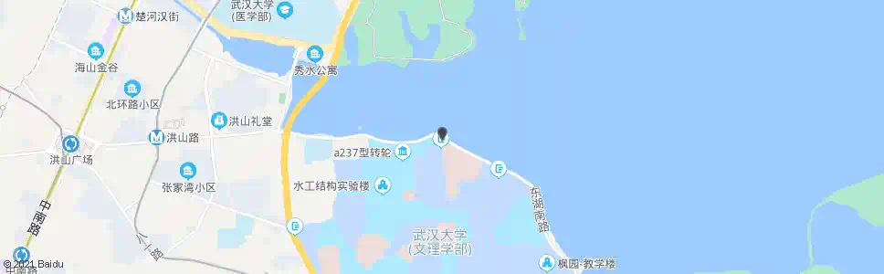 武汉东湖南路武大工学部_公交站地图_武汉公交_妙搜公交查询2024