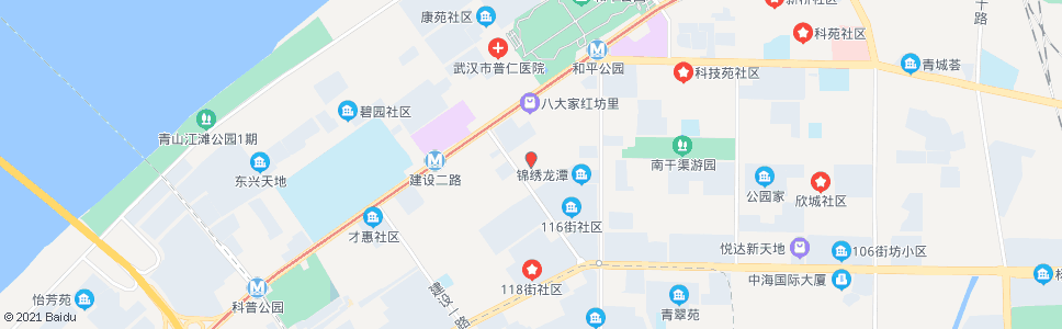 武汉建设三路43街坊_公交站地图_武汉公交_妙搜公交查询2024