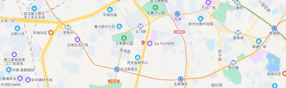 武汉云霞路樱海园_公交站地图_武汉公交_妙搜公交查询2024