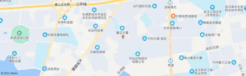 武汉武大园路武大园二路_公交站地图_武汉公交_妙搜公交查询2024