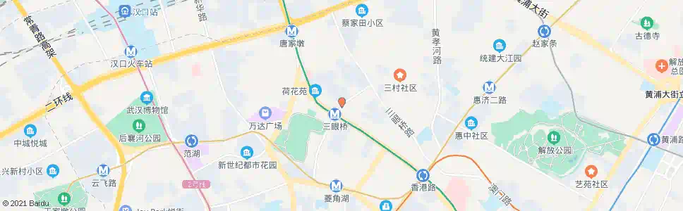 武汉三眼桥北路安友花园_公交站地图_武汉公交_妙搜公交查询2024