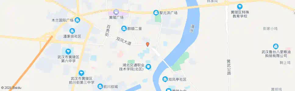 武汉双凤大道百盛街口_公交站地图_武汉公交_妙搜公交查询2024