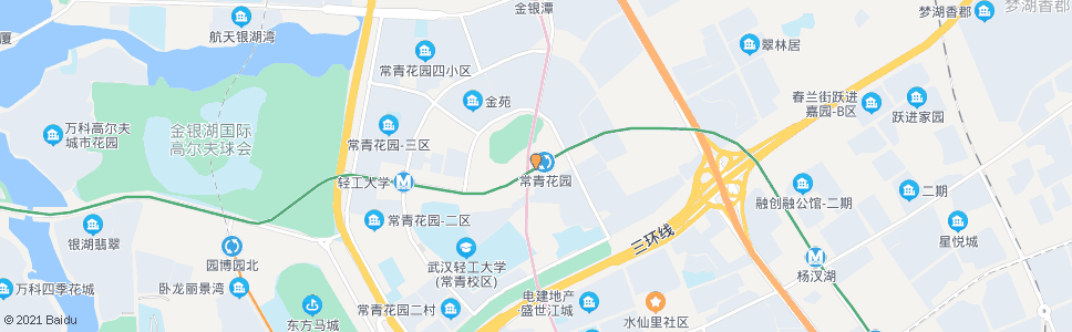 武汉花园中路地铁常青花园站_公交站地图_武汉公交_妙搜公交查询2024