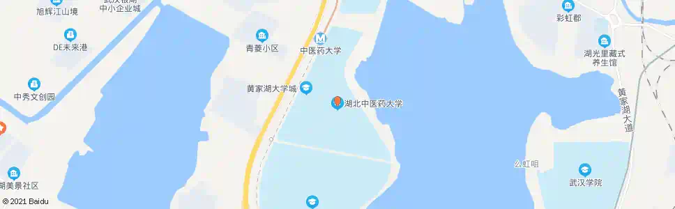 武汉黄家湖西路中医药大学_公交站地图_武汉公交_妙搜公交查询2024