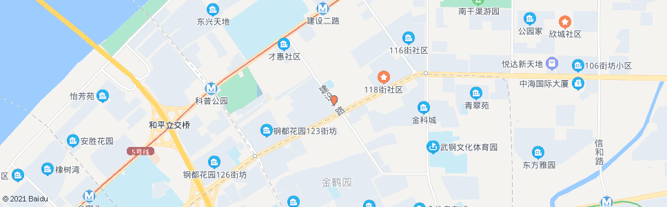 武汉建设一路121街_公交站地图_武汉公交_妙搜公交查询2024