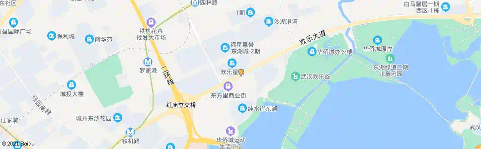 武汉欢乐大道危家湾_公交站地图_武汉公交_妙搜公交查询2024