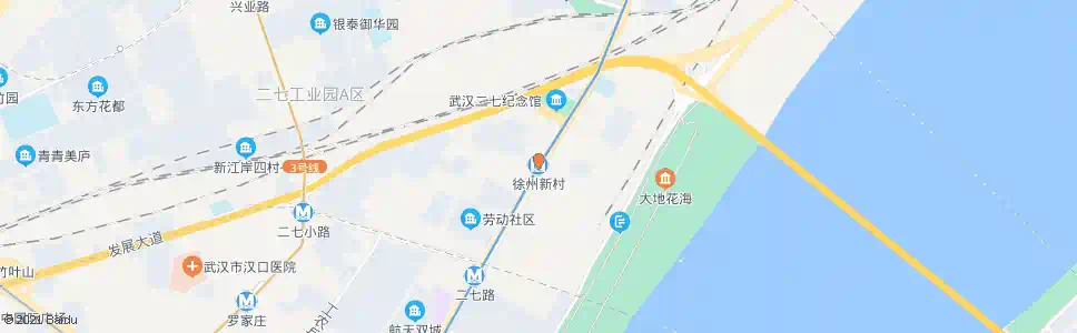 武汉解放大道徐洲新村_公交站地图_武汉公交_妙搜公交查询2024