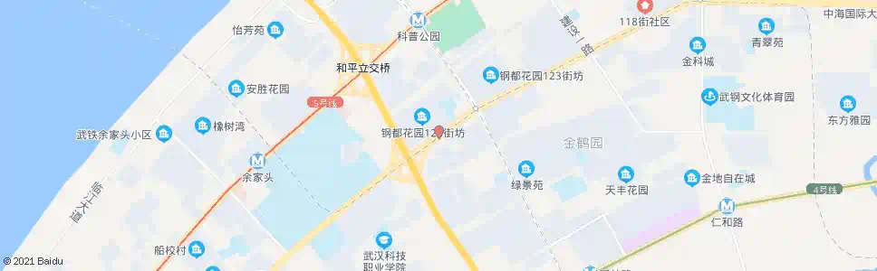 武汉友谊大道柴林花园_公交站地图_武汉公交_妙搜公交查询2024