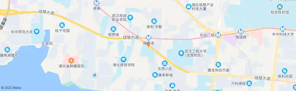 武汉雄楚大道brt楚平路站_公交站地图_武汉公交_妙搜公交查询2024