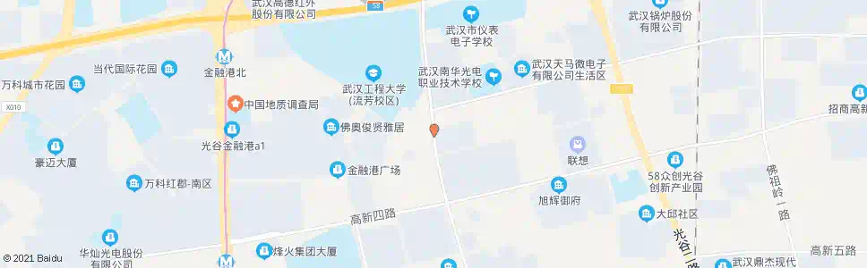 武汉光谷一路流芳园南路_公交站地图_武汉公交_妙搜公交查询2024