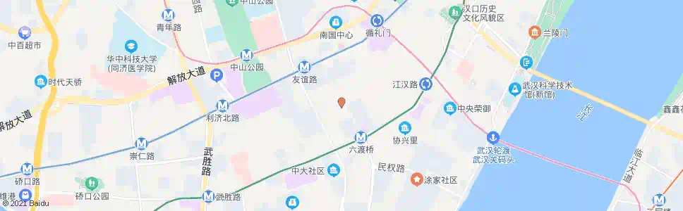 武汉民主一街前进一路_公交站地图_武汉公交_妙搜公交查询2024