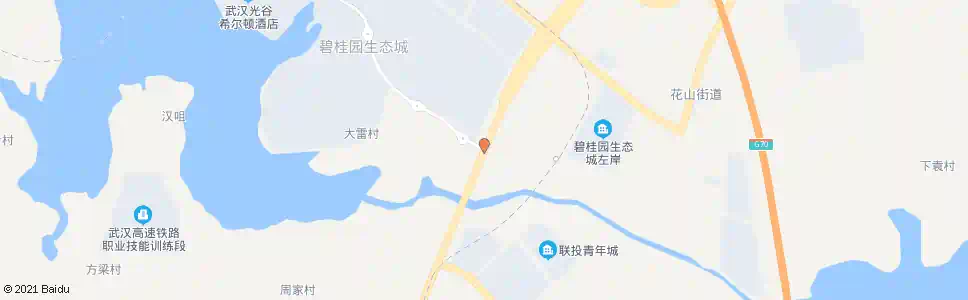 武汉花山大道春和路_公交站地图_武汉公交_妙搜公交查询2024