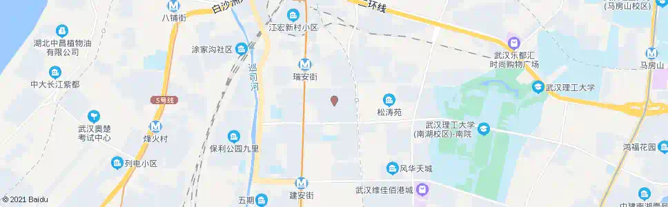 武汉瑞安街中央花园_公交站地图_武汉公交_妙搜公交查询2024