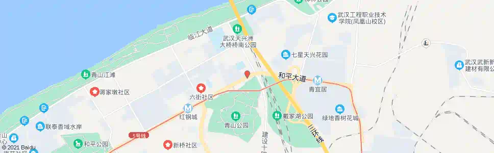 武汉和平大道建设十路_公交站地图_武汉公交_妙搜公交查询2024