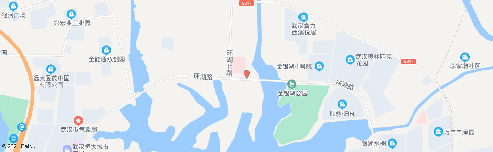 武汉环湖中路环湖六路_公交站地图_武汉公交_妙搜公交查询2024