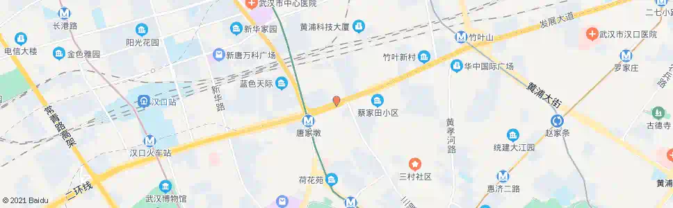 武汉发展大道田园小区_公交站地图_武汉公交_妙搜公交查询2024