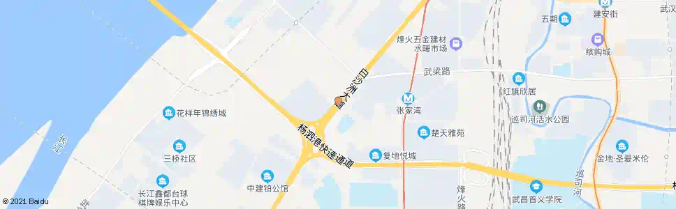 武汉白沙洲大道八坦路_公交站地图_武汉公交_妙搜公交查询2024