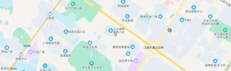 武汉芙蓉路江堤乡新村_公交站地图_武汉公交_妙搜公交查询2024