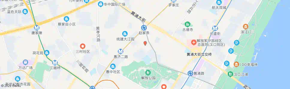 武汉惠济路赵家条_公交站地图_武汉公交_妙搜公交查询2024