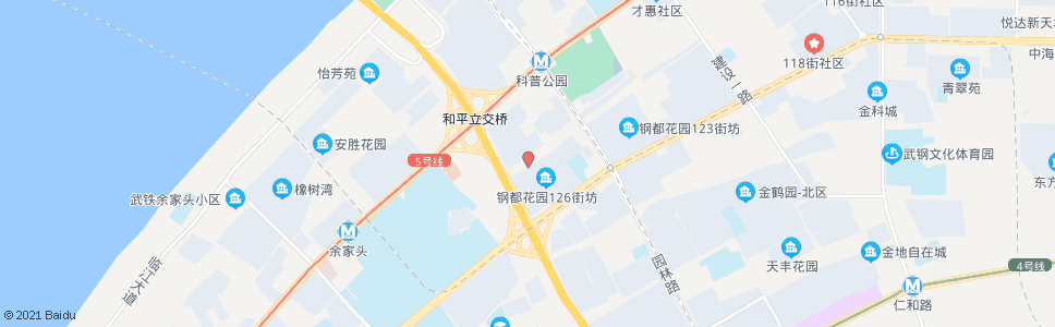 武汉南干渠路126街_公交站地图_武汉公交_妙搜公交查询2024