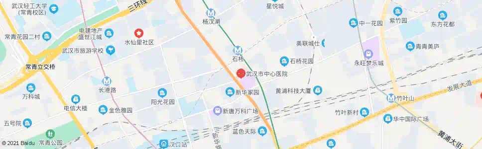 武汉姑嫂树路市中心医院后湖院区_公交站地图_武汉公交_妙搜公交查询2024