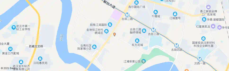 武汉古田路生活村_公交站地图_武汉公交_妙搜公交查询2024