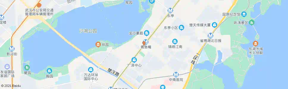 武汉中北路地铁青鱼嘴站_公交站地图_武汉公交_妙搜公交查询2024