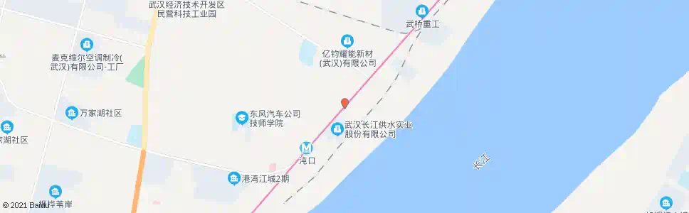 武汉沌口路长江供水_公交站地图_武汉公交_妙搜公交查询2024