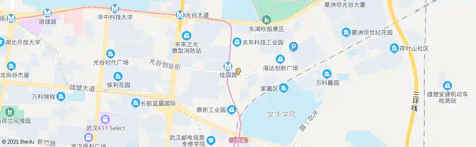 武汉创业街佳园路口_公交站地图_武汉公交_妙搜公交查询2024