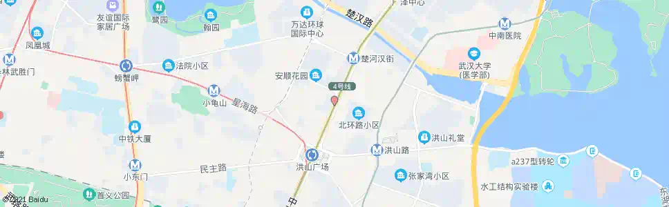 武汉中北路姚家岭街_公交站地图_武汉公交_妙搜公交查询2024