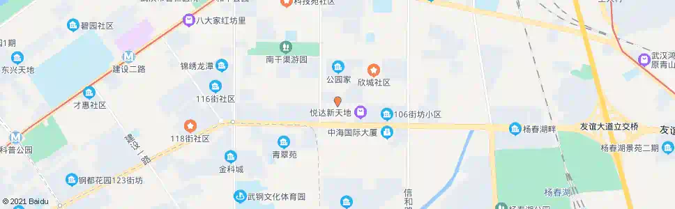 武汉恩施街109街坊_公交站地图_武汉公交_妙搜公交查询2024