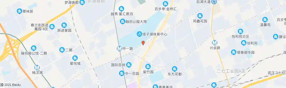 武汉后湖大道体育中心_公交站地图_武汉公交_妙搜公交查询2024