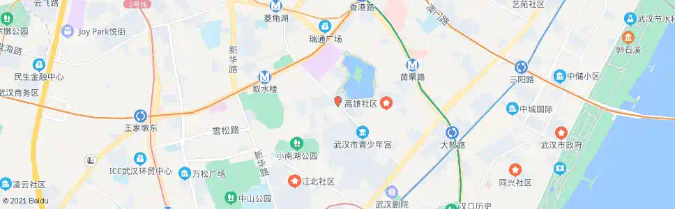 武汉台北路鲩子湖_公交站地图_武汉公交_妙搜公交查询2024