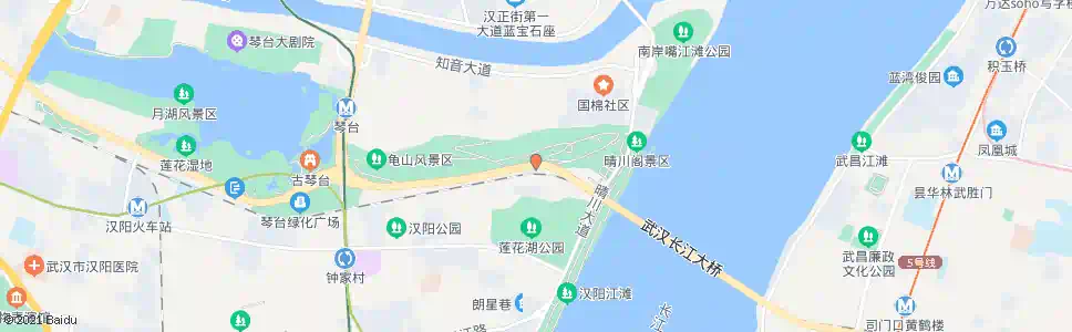 武汉长江大桥汉阳桥头_公交站地图_武汉公交_妙搜公交查询2024