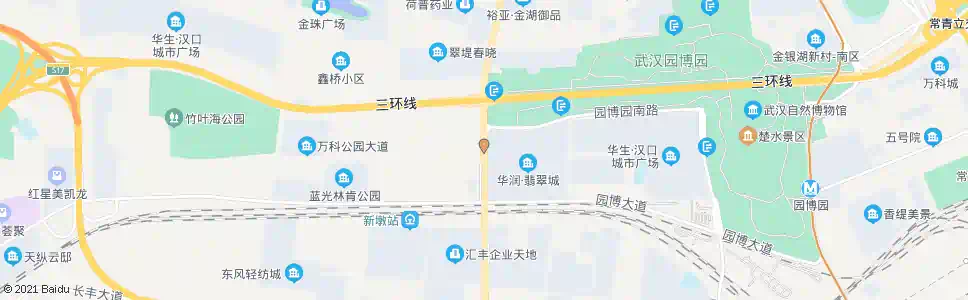 武汉古田二路园博园西门_公交站地图_武汉公交_妙搜公交查询2024