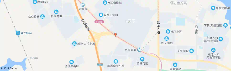 武汉巨龙大道露甲山路_公交站地图_武汉公交_妙搜公交查询2024