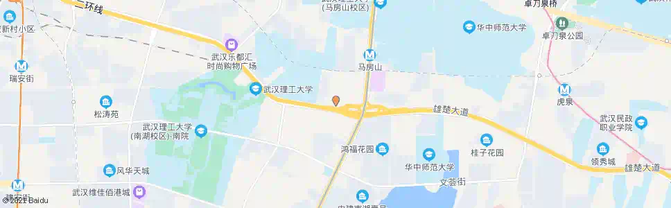 武汉雄楚大道尤李村_公交站地图_武汉公交_妙搜公交查询2024