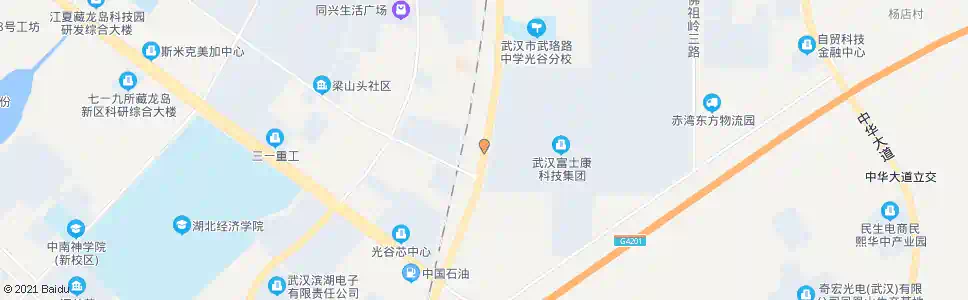 武汉光谷二路富五路_公交站地图_武汉公交_妙搜公交查询2024