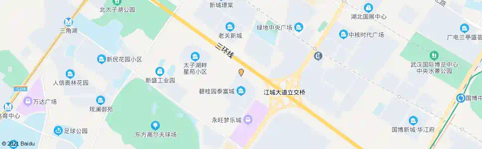 武汉蔷薇路四新中路_公交站地图_武汉公交_妙搜公交查询2024