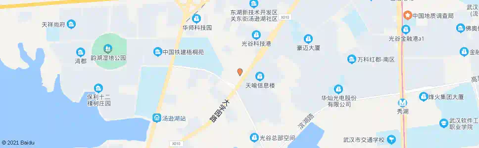 武汉创业大道天普_公交站地图_武汉公交_妙搜公交查询2024