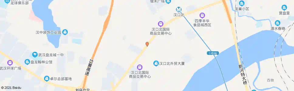 武汉汉口北大道刘家头_公交站地图_武汉公交_妙搜公交查询2024