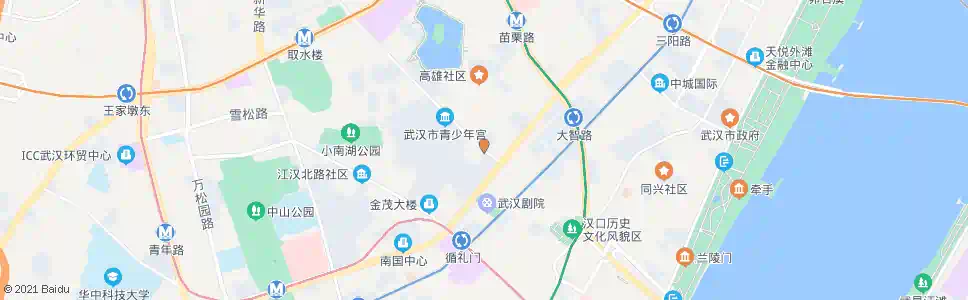 武汉台北路解放大道口_公交站地图_武汉公交_妙搜公交查询2024