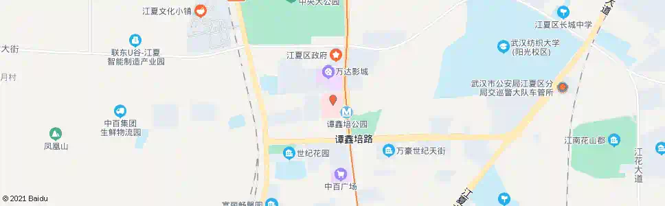 武汉江夏人民医院_公交站地图_武汉公交_妙搜公交查询2024