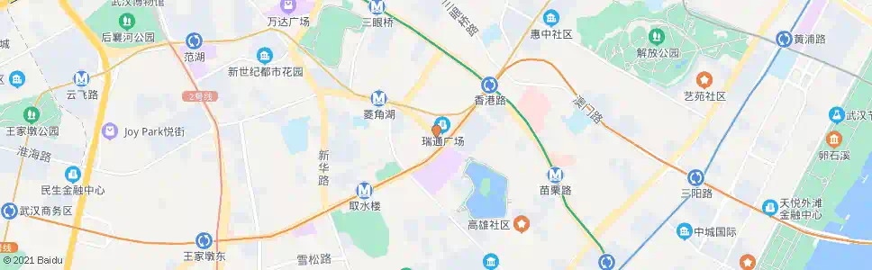 武汉长江日报路高家台_公交站地图_武汉公交_妙搜公交查询2024