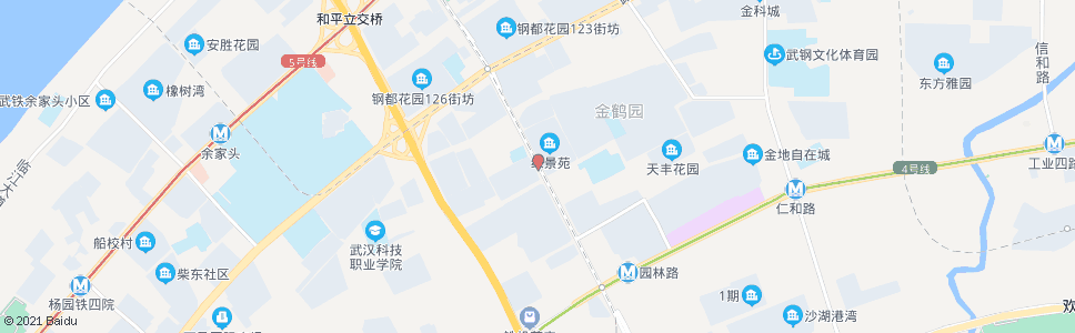 武汉北洋桥路园林路_公交站地图_武汉公交_妙搜公交查询2024