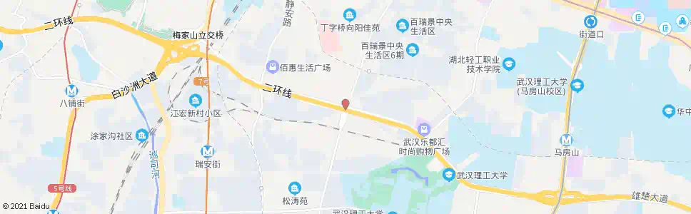 武汉雄楚大道BRT丁字桥路站_公交站地图_武汉公交_妙搜公交查询2024